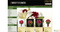Desktop Screenshot of mercysflowers.net