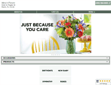 Tablet Screenshot of mercysflowers.net